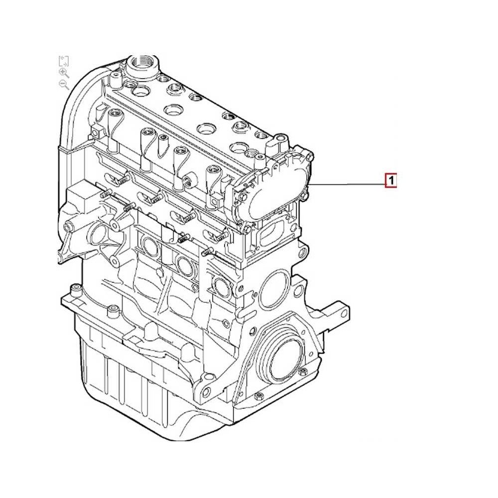 55276959 - 71773349- 73504466 Yarım Motor 1.4 16 Valf 95 Hp Fiat Egea